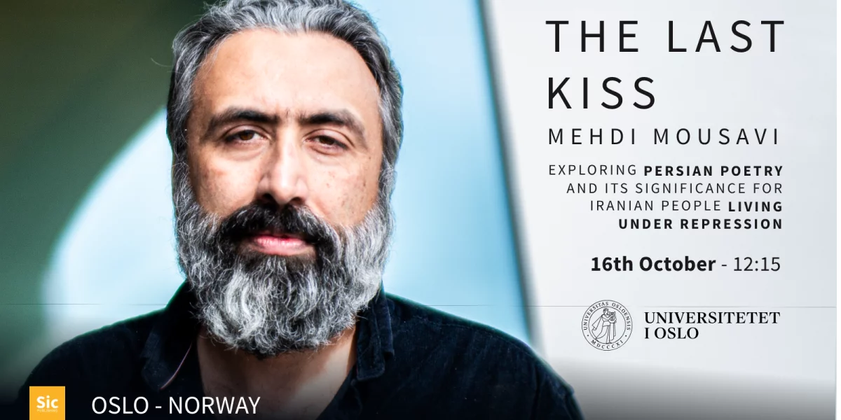 The Last Kiss: Poesiopplesning og samtale med Mehdi Mousavi